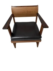 Two Art Deco Modernist Armchairs by Anton Lucas for N.V. Meubelkunst, 1920s